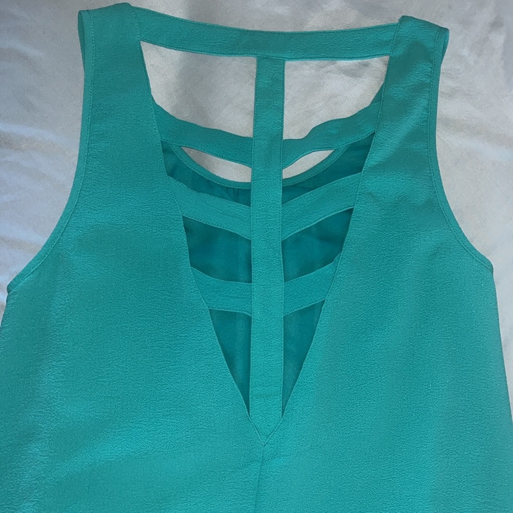 Umgee Women’s Mint Color Sleeveless Mini Dress size Small NWT - Picture 12 of 12